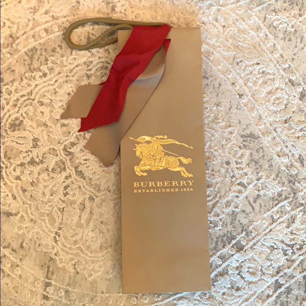 Burberry shopping bag